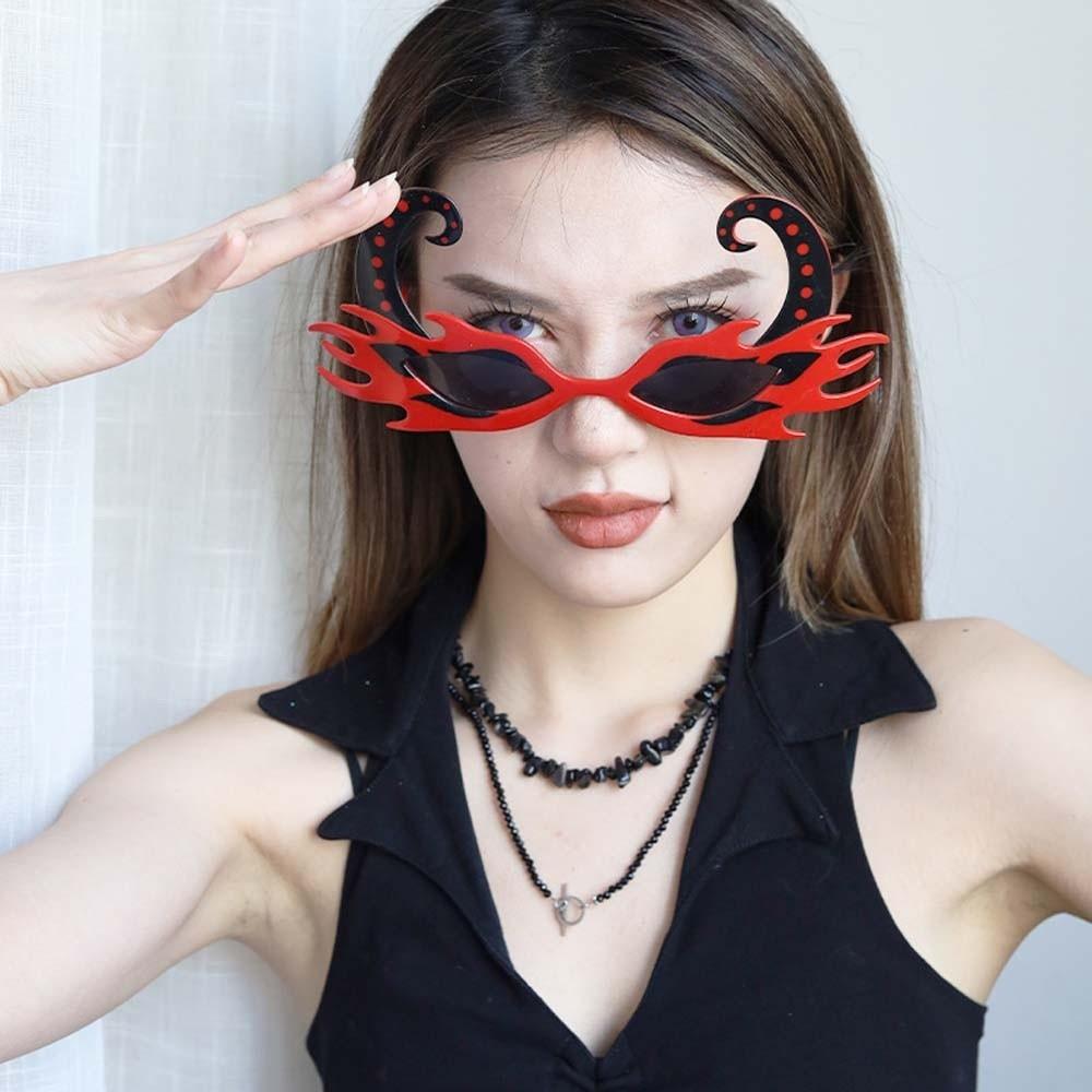 Spider Web Halloween Party Sunglasses Plastic Frame Novelty Holiday Eyewear Prank Gifts