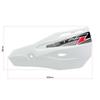 ZETA RACING X2 Protectors for Armor Hand Compact Protects Against and for ED Forest and Dirtfreak (White) Guards, Design, Mud, Rocks, Branches,