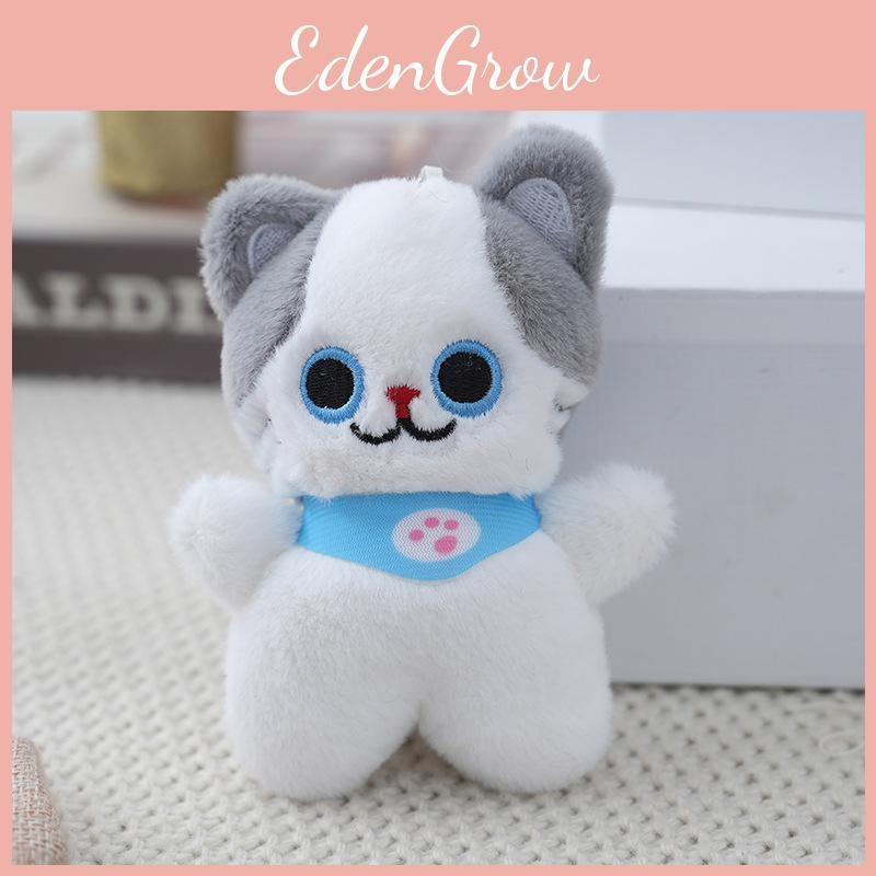 Lovable Mini Feline Plushie Cute Cat Keyring Adorable Kitten Soft Bag Accessory