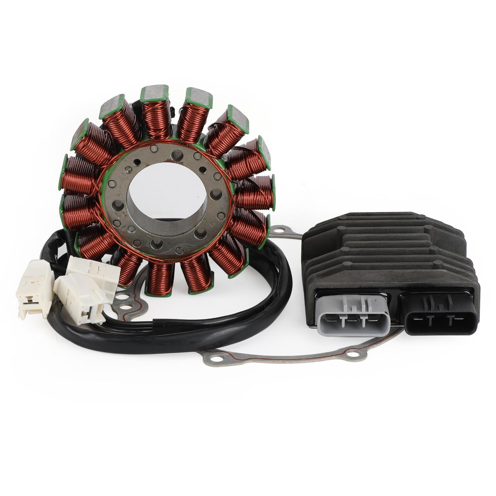 

Magneto Stator+Voltage Rectifier+Gasket For Kawasaki GTR1400 Concours 14 08-21