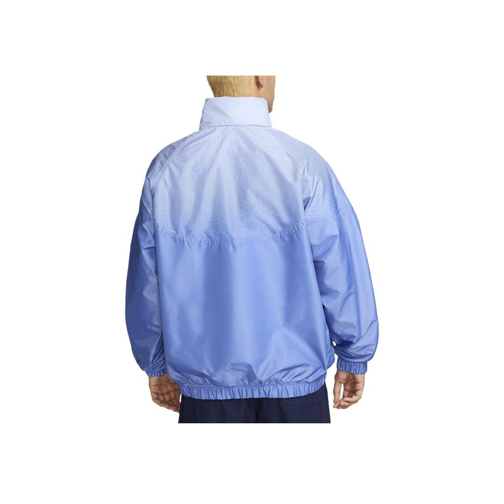 Nike FW24 Tottenham Hotspur Windrunner Soccer Series Comfortable Soft Waterproof Hooded Jacket Men Jacket Blue FQ3189-450