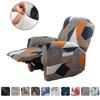 Polyester Stretch Recliner Sofa Covers Printed Elastic Armchair Chair Slipcovers For Living Room Furniture Protector Funda Sofá