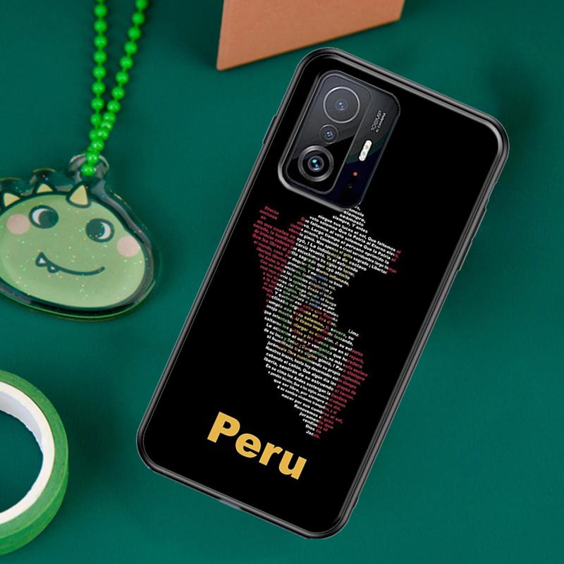 Peru Flag Case For POCO F5 X5 X3 Pro X4 F4 GT F3 M5s C40 Cover For Xiaomi 13 12 Lite 11T 12T Pro 12X
