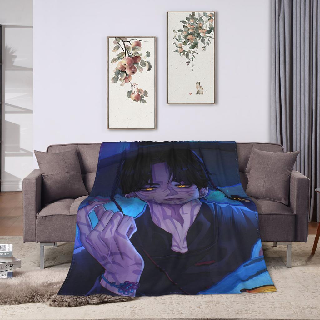 Saja Boys Jinu Kpop Demon Hunters Blanket Quality Soft  Throw Blanket Winter Picnic Couch Chair Street Trend Bedspread