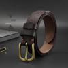 ZIPPO Men's Genuine Leather Pin Buckle Belt