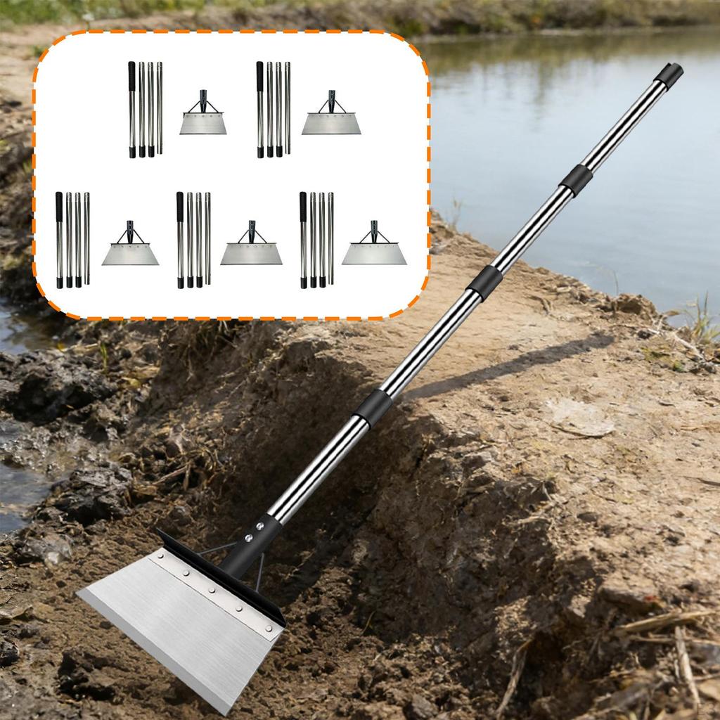 Flat Shovel Outdoor Tool Heavy Duty Multipurpose for Lawn Edging Weeding Sod 21cm