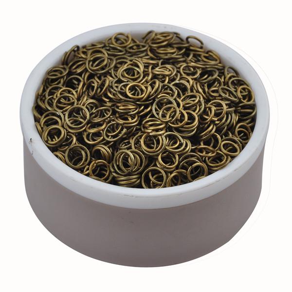 LNRRABC Fashion 4-10 Mm Antique Bronze Open Jump Split Rings Connector DIY Jewelry Findings Making