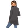 European & American Women's Slimming Mid-Length Long-Sleeved Cardigan