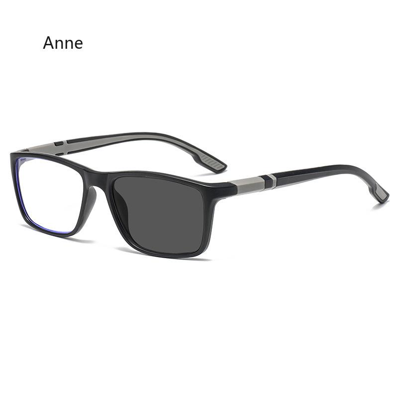 

Anti- Slip Intelligent Color Change Eyewear Dual Color Near Sight Eyeglasses for Female Latest Ultra Lightweight Photochromic Myopia Eyeglasses -1.5