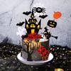 Witch Ghost Black Cat Skull Halloween Cupcake Toppers Halloween Decoration  Home Decoration