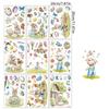 Spring Window Clings Easters Window Sticker Anticollision Window Clings Decal Large Easters Eggs Window Glass Decors