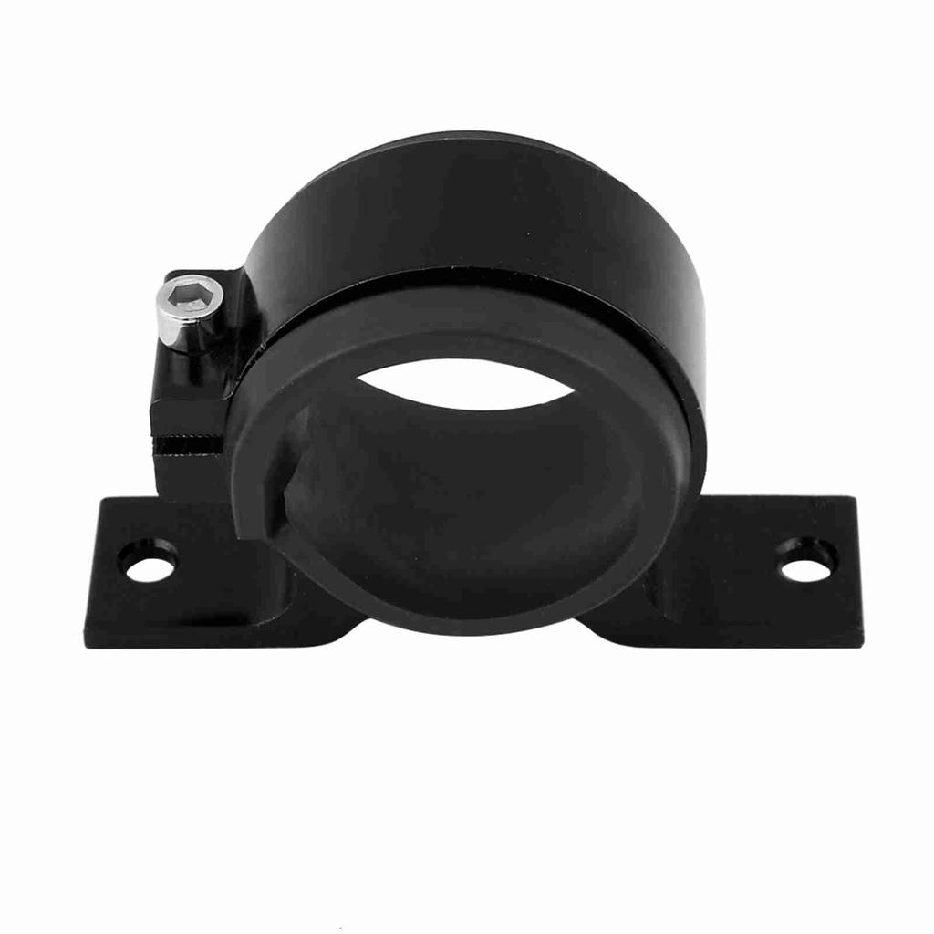 Aluminum Alloy 50mm Car Fuel Pump Mounting Bracket Single Filter Clamp Cradle Black