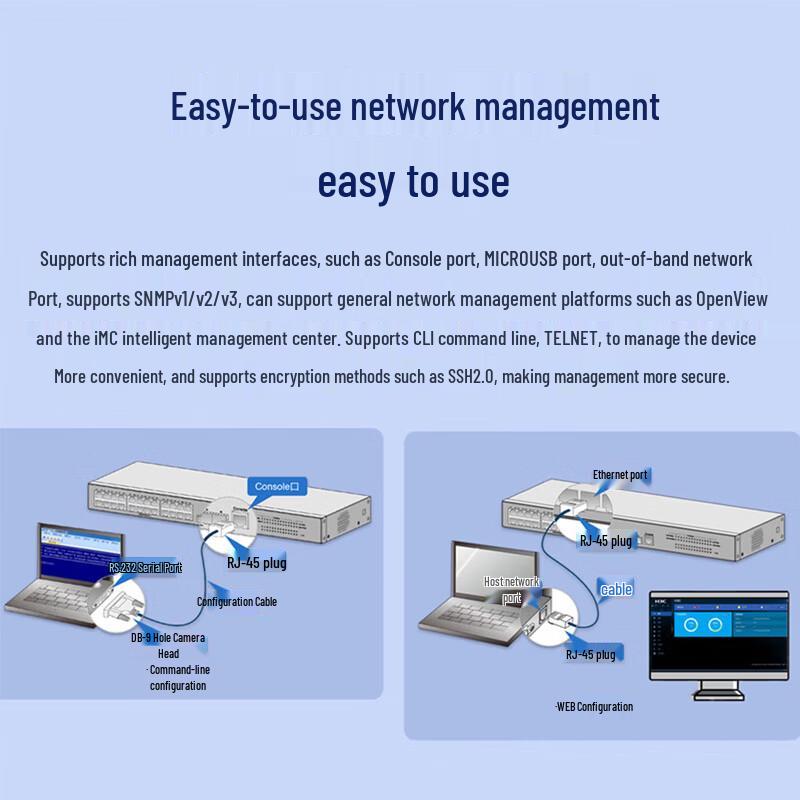 H3C S5120V3-52P-EI-H1 48-Port Layer 3 Managed Gigabit Switch