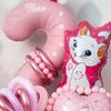 44pcs Marie Cat Balloons Baby Pink Girl Birthday Party Balloons Decoration Cartoon Marie Cat Animal Pet Baloon Baby Shower Decor