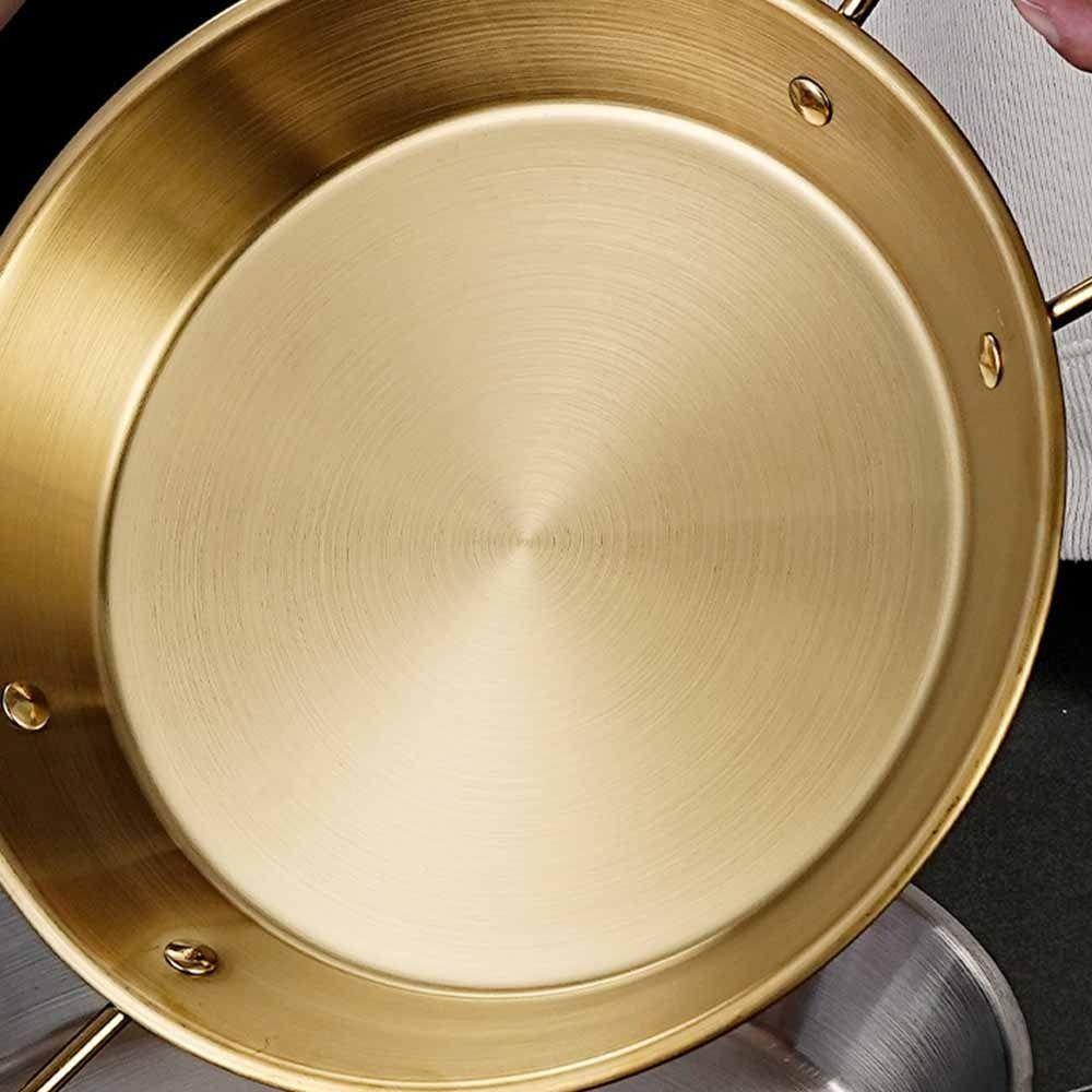 Flat Bottom Seafood Plate Nonstick Surface Stainless Steel Pan Food Tray  Outdoor Camping