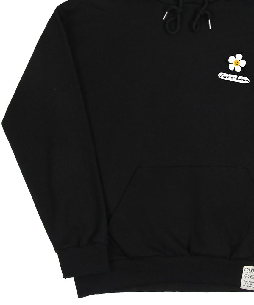 [Unisex] Flowerboard Smile Hoodie_Black