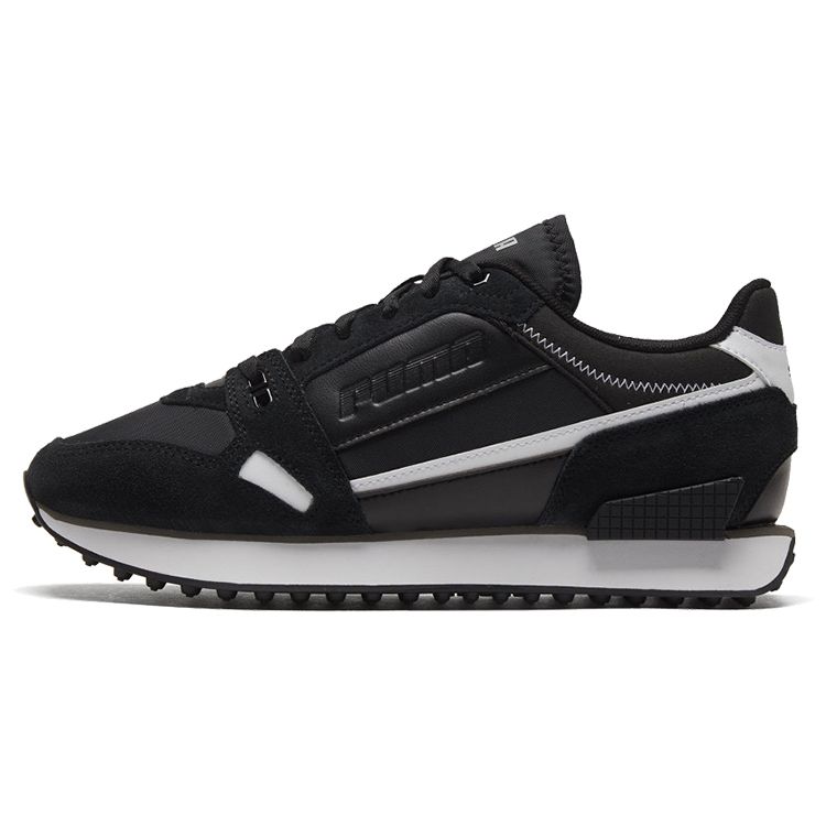 

Кроссовки Puma Mile Rider Chrome Desert - Черно-белые женские 374664-02