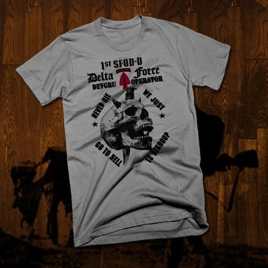 Army Special Forces Ranger T-Shirt Iraq Military Sniper Combat Vet 1st SFOD-D M
