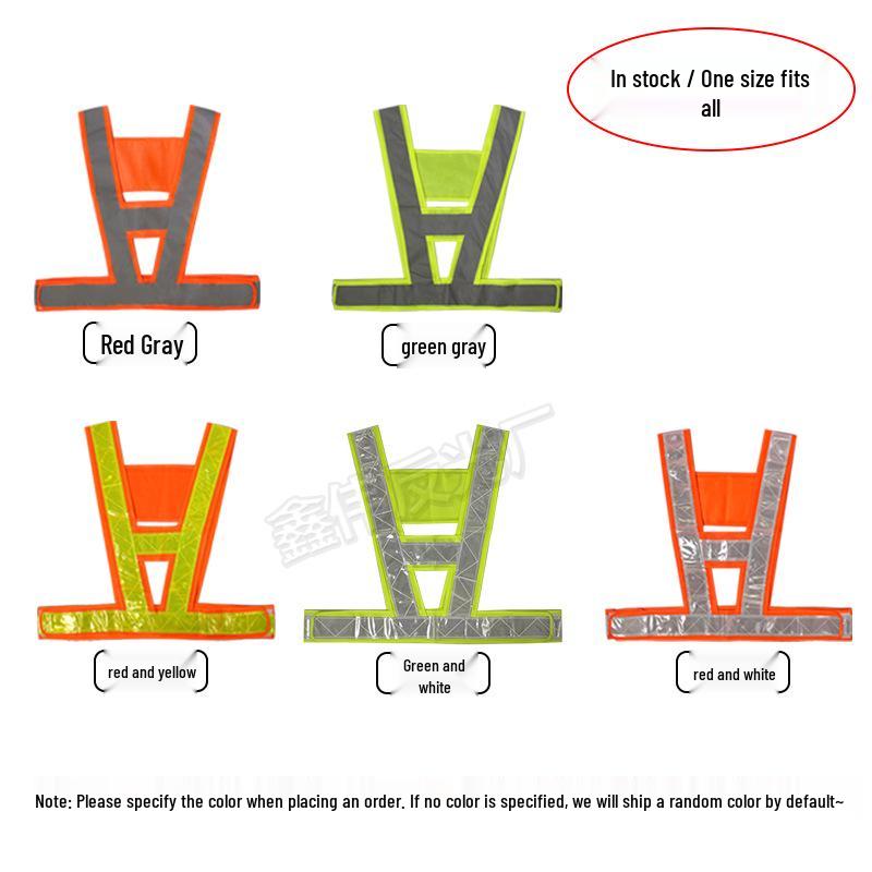 High-Visibility Reflective Safety Vest for Traffic and Construction Workers