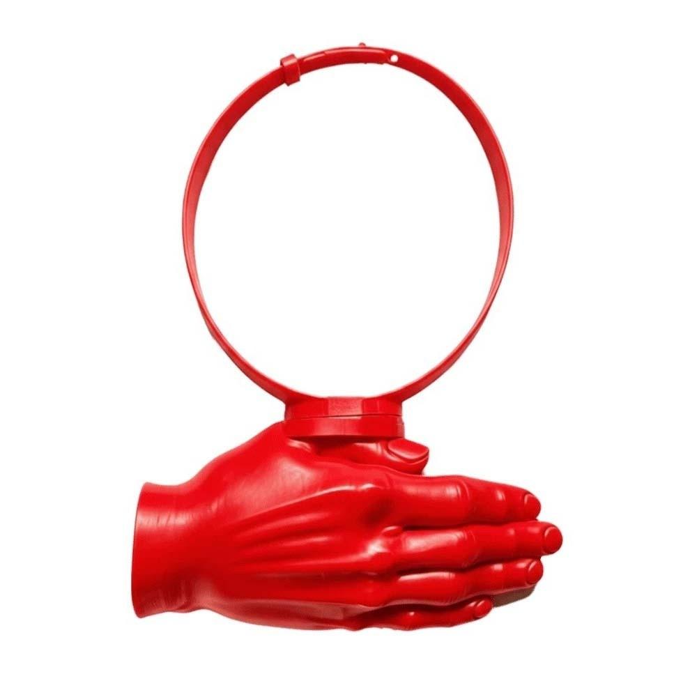 

Funny Palm Sun Visor Headband PLA Sun Protection Quirky Hairband For Men / Women красный