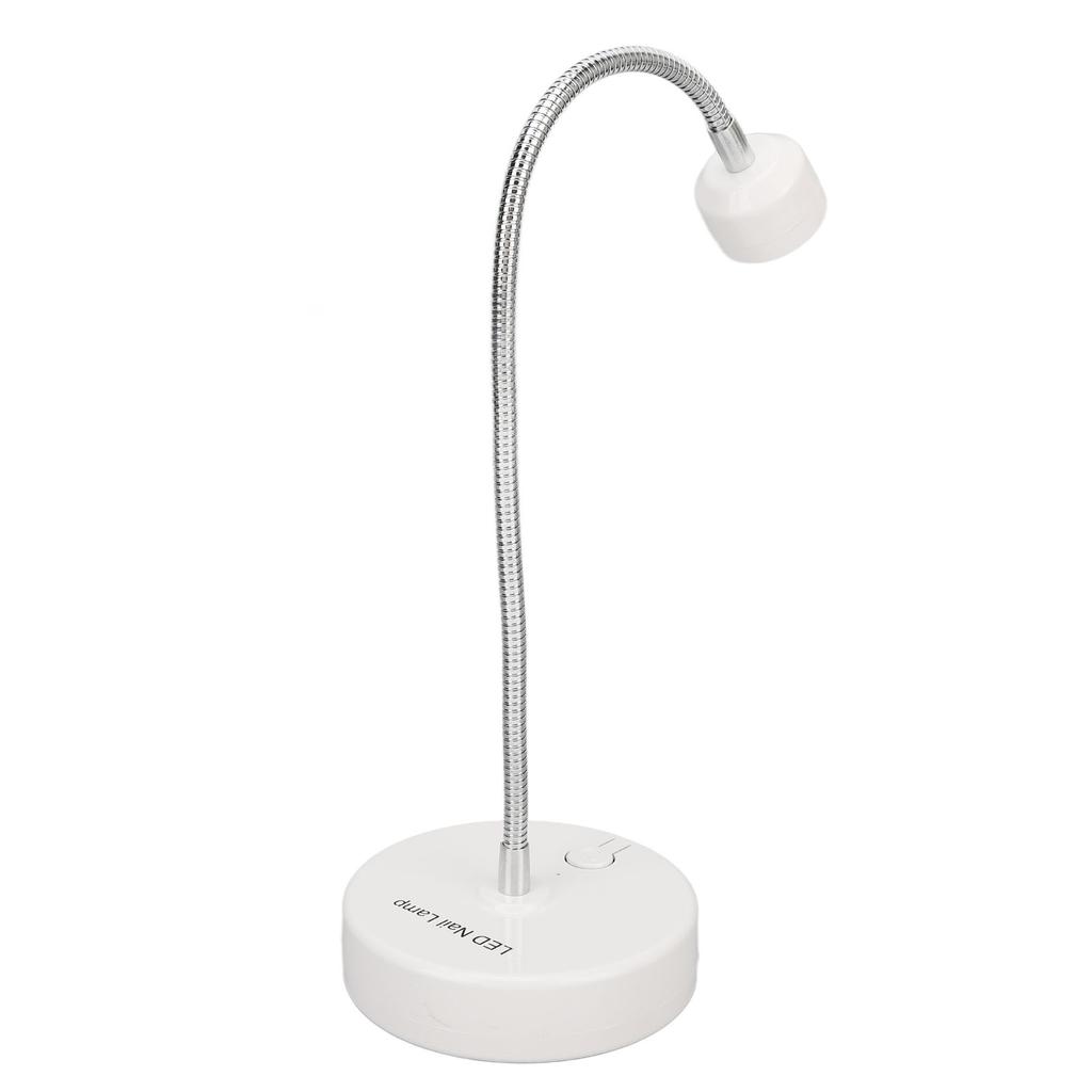LED Nail Curing Lamp Hand Free USB Quick Dry Nail Polishing Curing Lamp Gooseneck Light for Home Salon Manicure 9W
