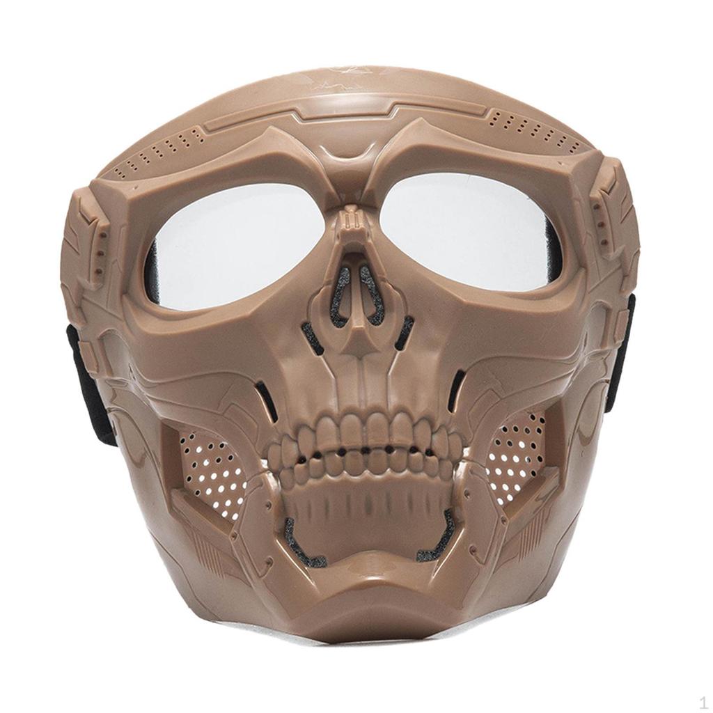 Skull Goggles Protective Full Face Mask for Riding Skiing Snowing Party