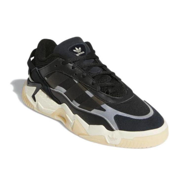 Adidas Niteball 2.0 Noir Crème Blanc Femme Baskets Core-Noir Argent-Métallique GW0876