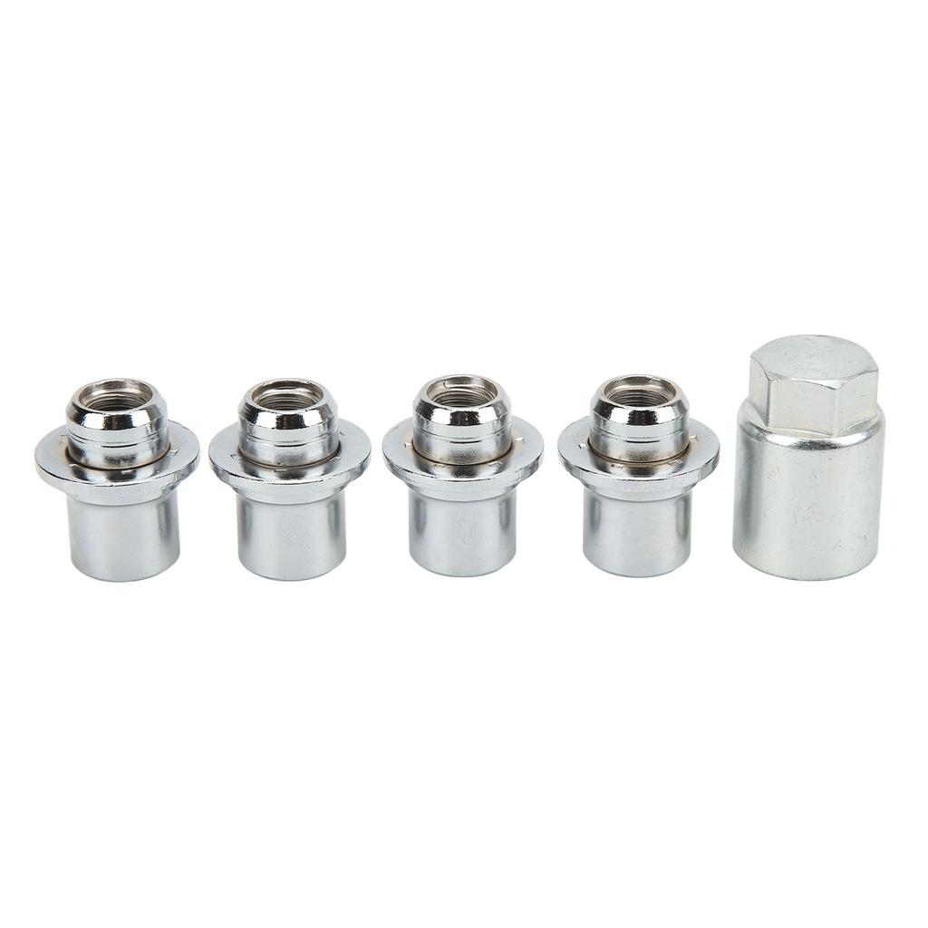 5pcs Metal Wheel Lock Set 00276‑00900 High Accuracy Short Anti Theft Wheel Lock Car Accessories