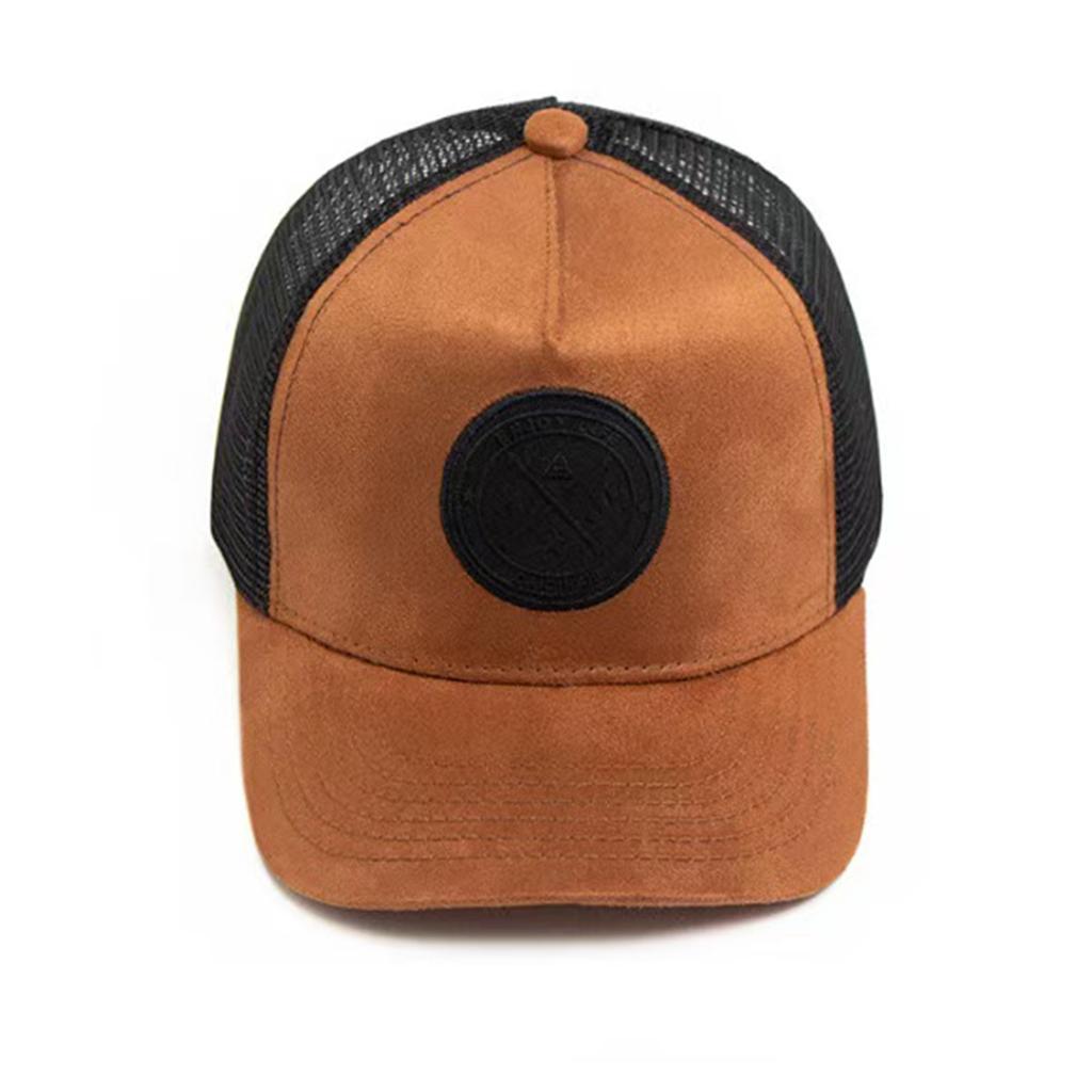 Men Vintage Patch Emblem Baseball Cap Mesh Hat Outdoor Adjustable Sunscreen Leisure Hat Spring Autumn Travel Tourism Beach Vacation