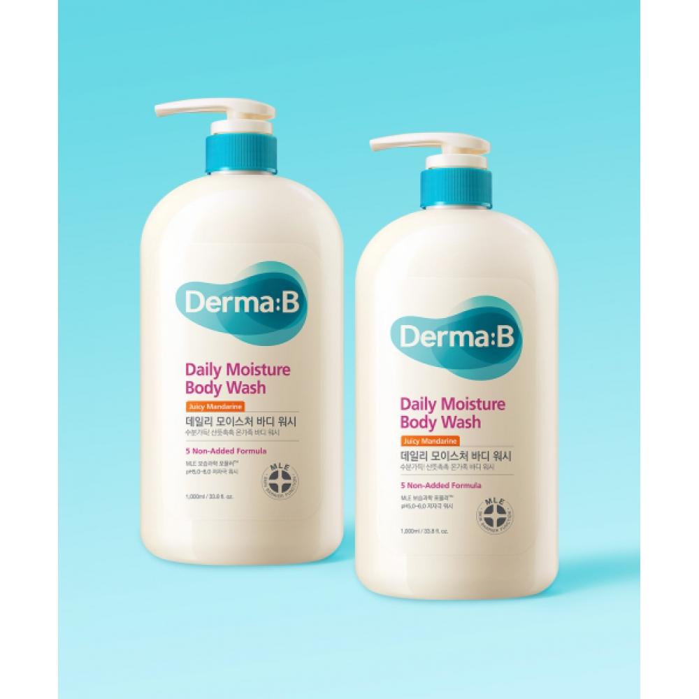 Dermab Daily Moisture Body Wash Juicy Mandarin 1000mlx 2 NONE