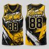 Basketball Jersey Summer  3D Printed Sports Vest Loose Quick Dry Team Uniforms