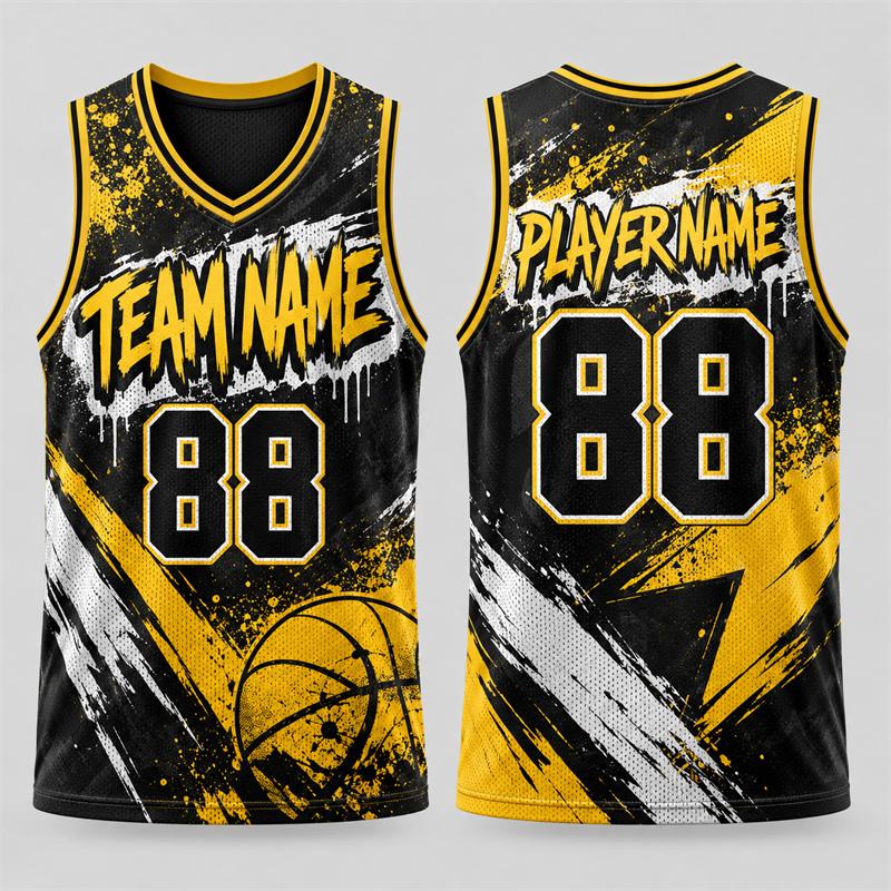 Basketball Jersey Summer 3D Printed Sports Vest Loose Quick Dry Team Uniforms