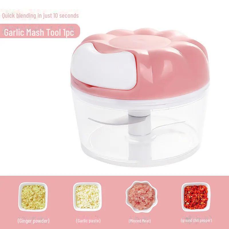 

Измельчитель и давилка для чеснока: Ручной пресс, мини-паста и мешалка розовый