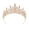 Queen Crown Rhinestone Birthday Headband - Alloy Bride Party Tiara Hair Accessory