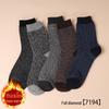 Mens Pairs 5 Retro Knitted Thick Midtube Socks Warm Autumn Winter Japanese Style For Middleaged Elderly