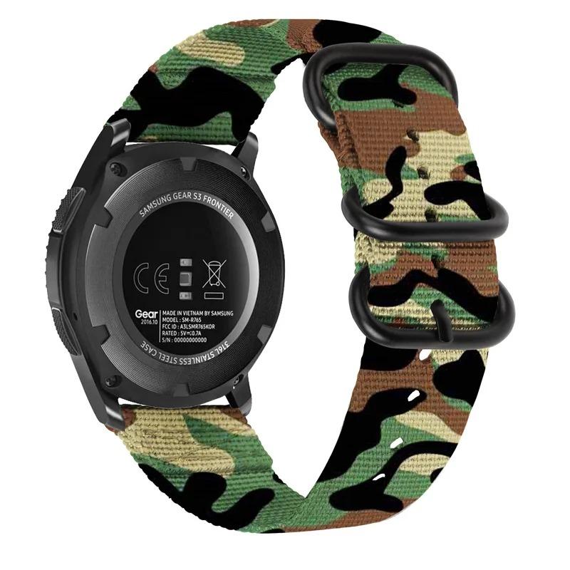 22mm Nylon Loop Strap For Huawei Watch 5/GT6-5-3 Pro 46mm Sports Breathable Bracelet For Huawei Watch GT6-5-4-3 46mm Accessories