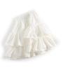 Spring 2025 Women's Black High Waist A-Line Puffy Half Umbrella Skirt