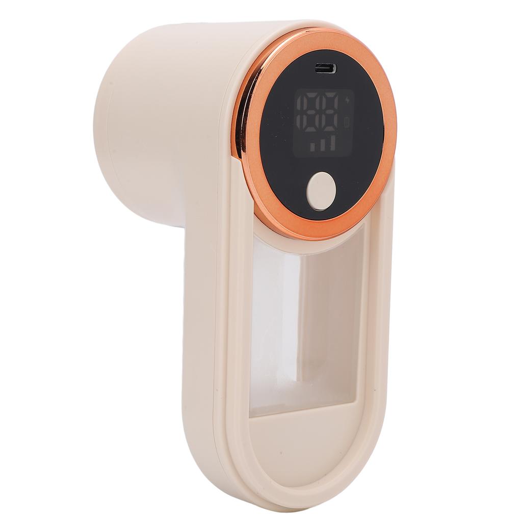 Fabric Shaver Lint Remover for Clothes 3 Gears Type C Rechargeable Lint Shaver with LED Display Beig