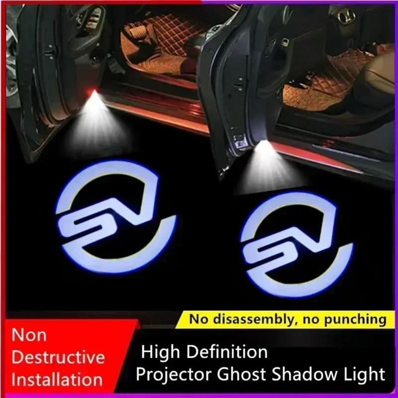 Led Car Door Welcome Laser Projector Logo Ghost Shadow NBDX6 Night Light Fit For Land Rover Range Rover L322 L405 Sport 3 4 L494 L551