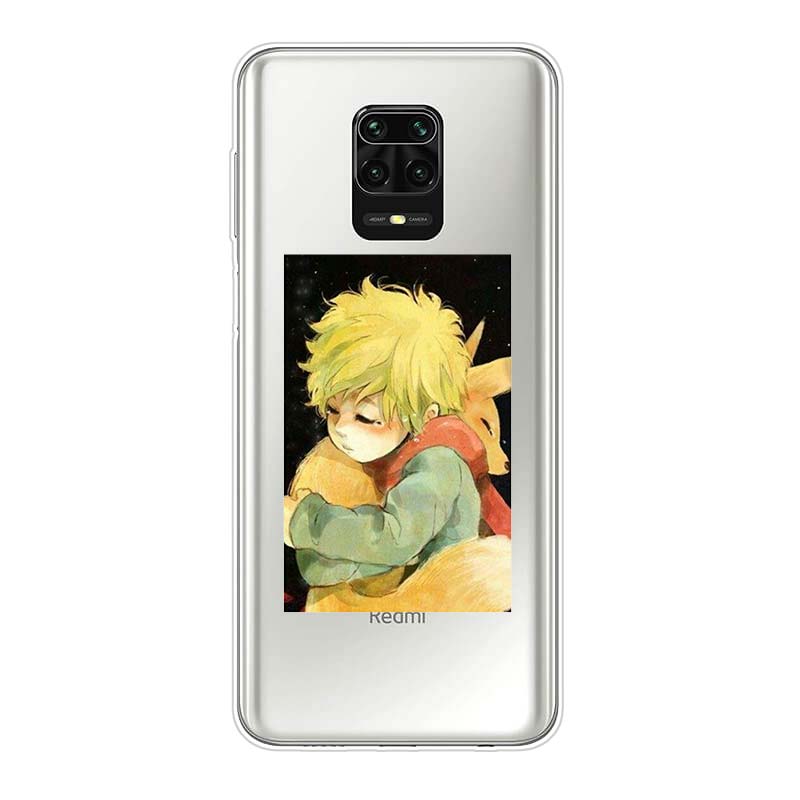 Mały Książę i Lis Silikonowe Etui Do Xiaomi Redmi Note 10 10S 9 9S Pro Max 9T 8T 8 7 6 5 Pro 5A 4X 4 Telefon Etui