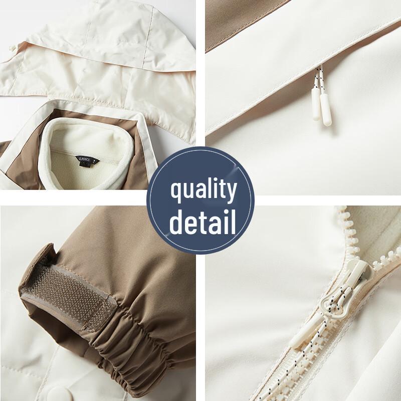 Eastern Camel Couple's 3-in-1 Outdoor Storm Jacket