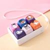 Creative Design Fidget Clicker Keychain Cute Shape Finger Keyboard Pendant  Daily Use