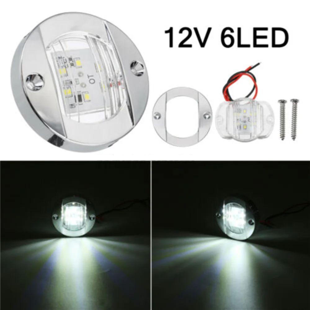 Round Marine Boat Lights Waterproof Yacht Light Safety Light Boat Accessories  Marine Use
