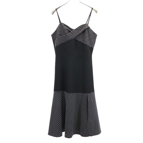 Louis Vuitton Cami One Piece M Black Series Back Zip Women Used