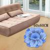 Pastoral Lotus Floor Mat Special-shaped Door Gasket Flower Carpet  Living Room Tea Table Bedside