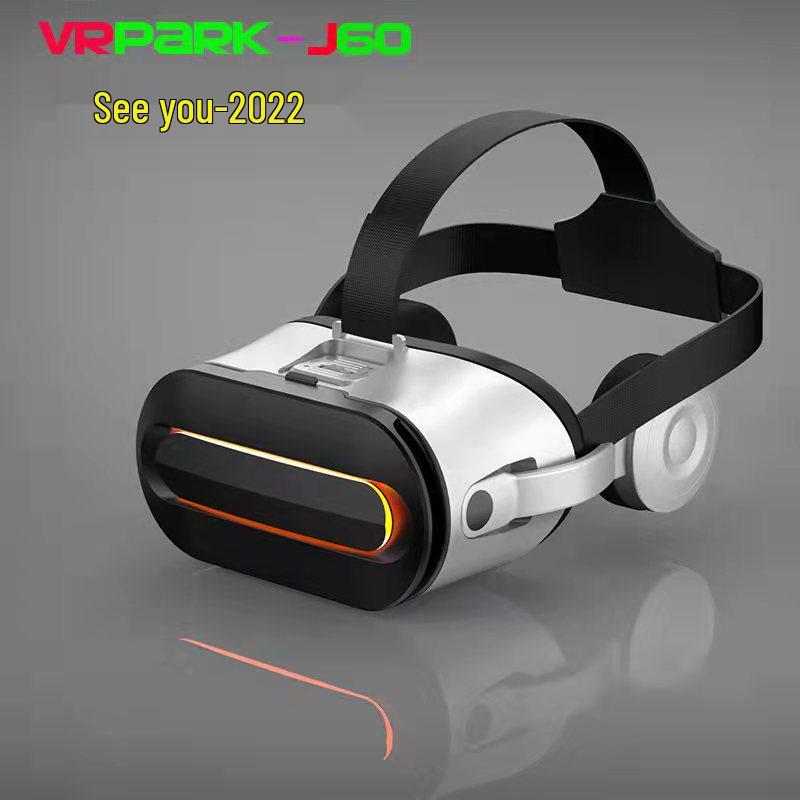 4K All-in-One VR Glasses with Bluetooth Headset for 3D Games and Movies