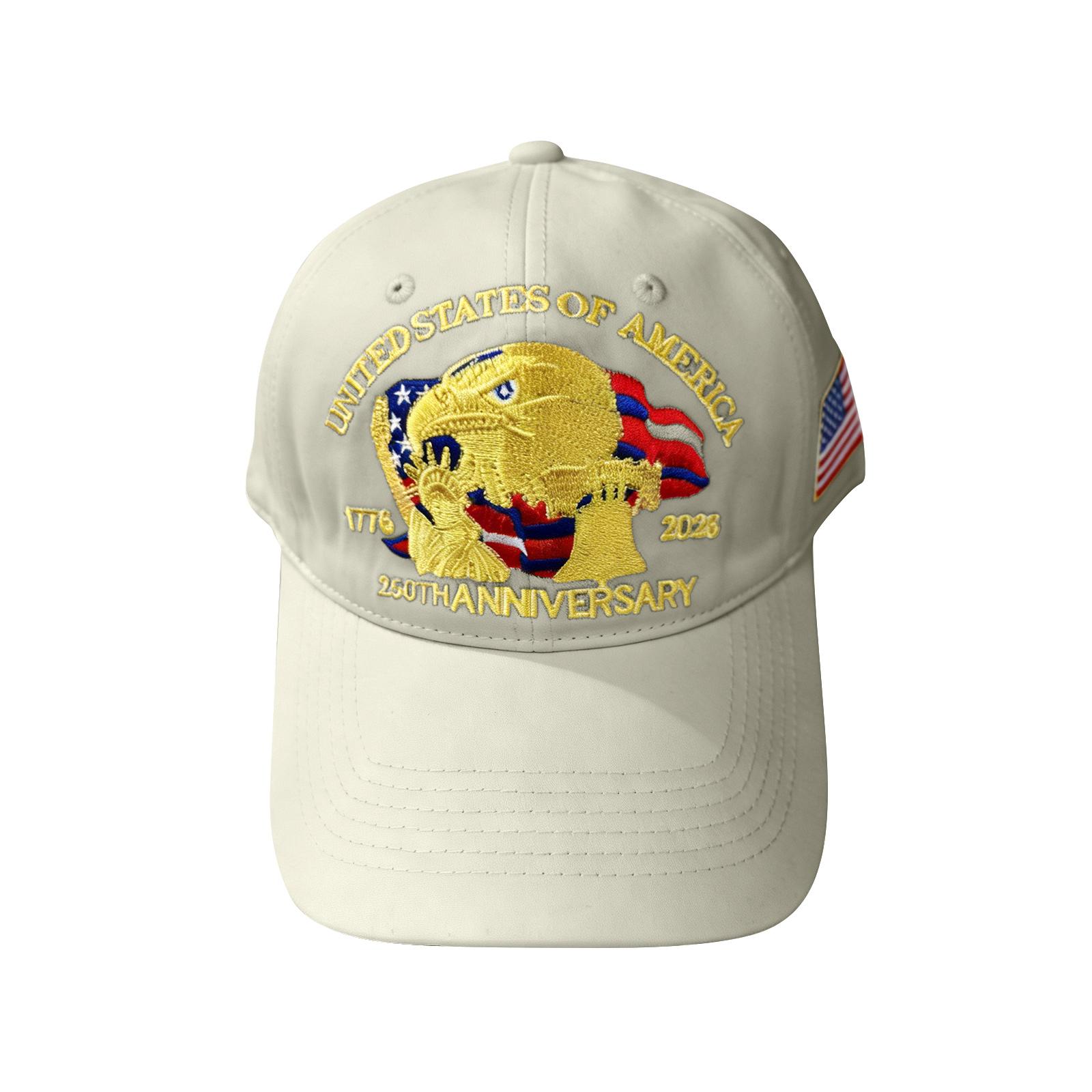 American- 250th Anniversary Embroidered Baseball Cap One Size
