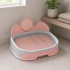 Drawer Pet Toilet Removable Grate Indoor Dog SplitBody Potty Pan for Small Dogs Blue Pink