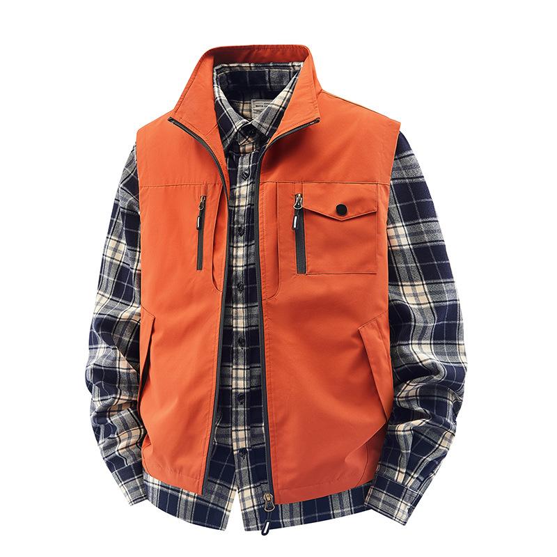 Outdoor Quick-Drying Vest Men's Spring and Autumn Breathable Sports Vest Vest Vest Jacket