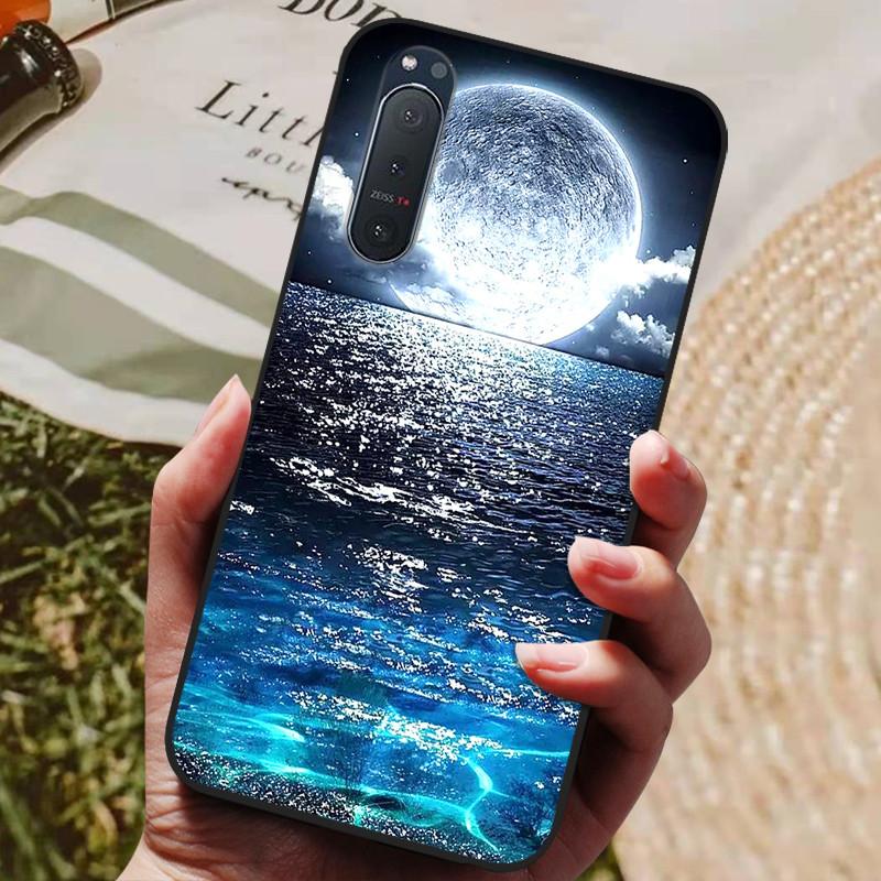 Für Sony Xperia 5 II Hülle Silikon Rückseite Handyhülle für Sony Xperia 5 II Hüllen Xperia1 III L4 Weiche Bumper Coque Cool Fundas
